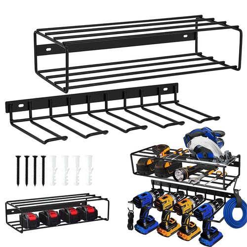 Metal wall mount drill holder - mount,