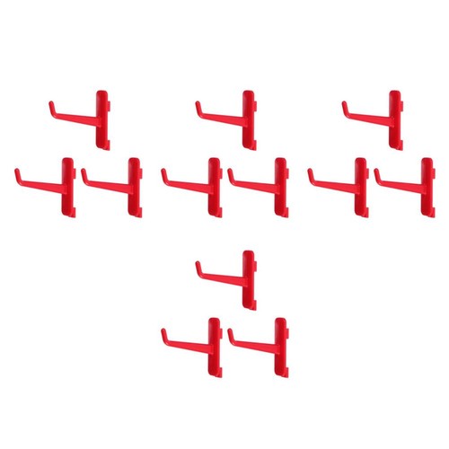 12pcs plastic pegboard hooks - 12pcs,