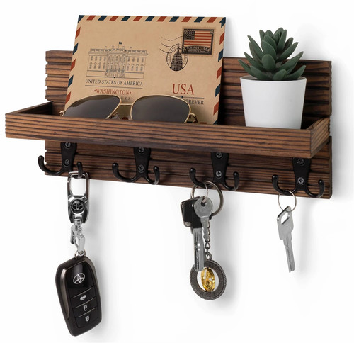 Wooden wall mounted - key, holder