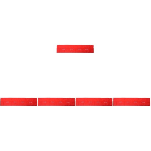 Red pvc wall hanging storage - red,