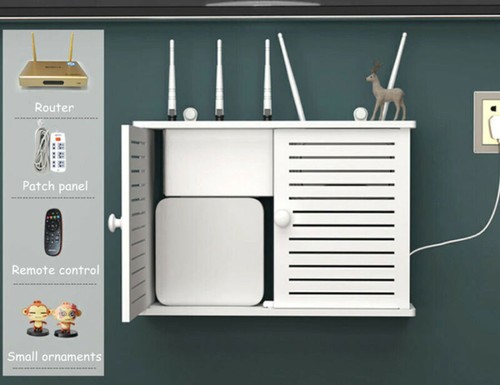 Wall mount wifi - router, storage