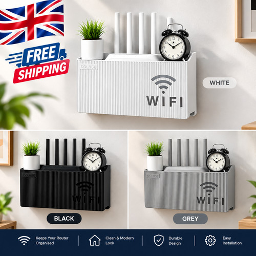 Wifi router storage box wall - router,