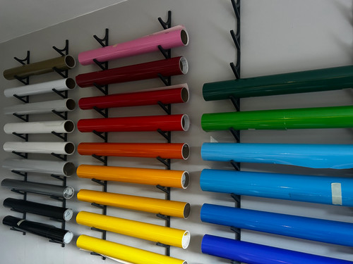 Vinyl roll organiser wall - roll,