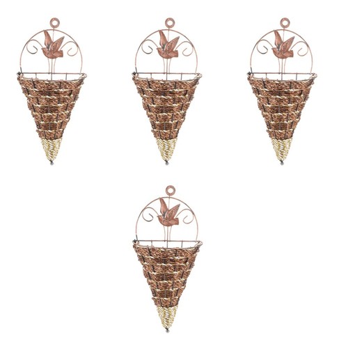 4pcs coffee color plastic - 4pcs,