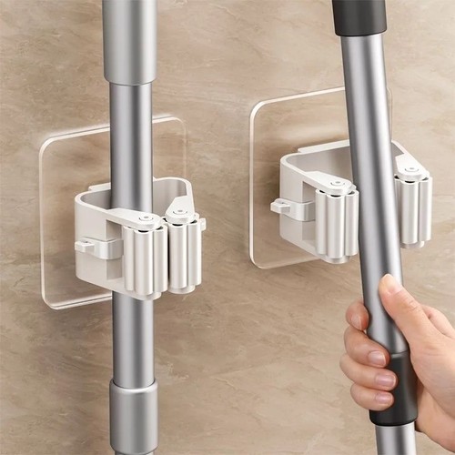 Mop broom holder wall - broom,