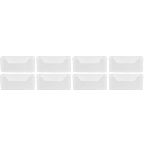 Reusable white abs storage - white,
