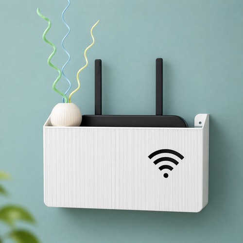 Wall mount router storage - wall,