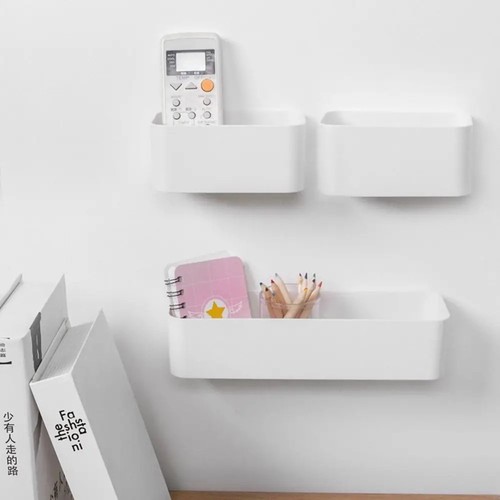 Sticky wall mounted organizer - wall,